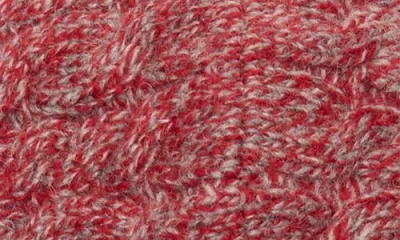 Damson Madder Wool Hood In Red