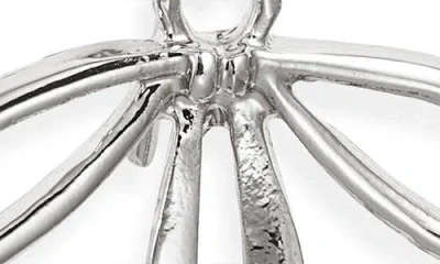 Bp. Bow Drop Earrings In Silver