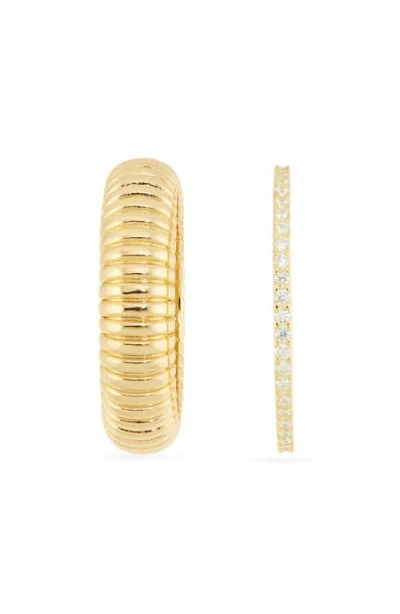 Shashi Reagan Set Of 2 Rings In Gold