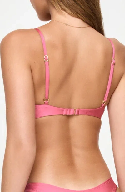 L*space Lspace Amory O-ring Bikini Top In Pink