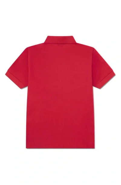 Lacoste Baby Boys Short Sleeve Classic Pique Polo Shirt In Red