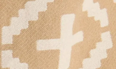 Roark Nordsman Jacquard Flannel Snap-up Overshirt In Brown