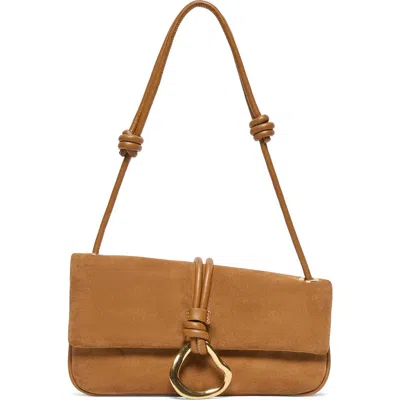 Dolce Vita Balen Leather Shoulder Bag In Brown