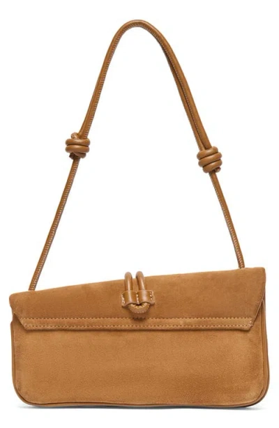 Dolce Vita Balen Leather Shoulder Bag In Brown