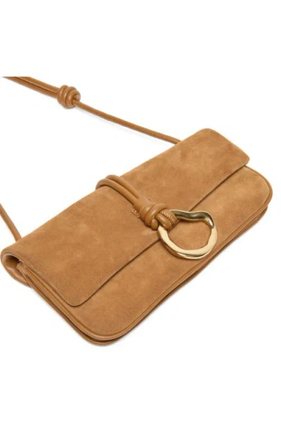 Dolce Vita Balen Leather Shoulder Bag In Brown