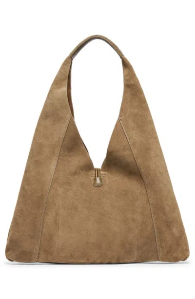 Dolce Vita Malin Suede Hobo Bag In Brown