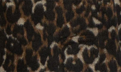 Damson Madder Pixie Leopard Print Bomber Jacket In Brown