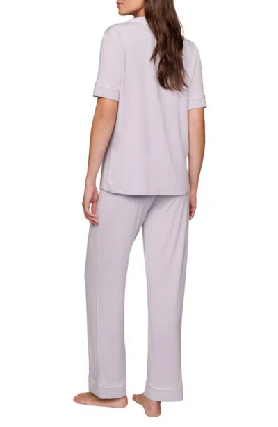 Eberjey Gisele Short Sleeve Pant Pajamas In Blue