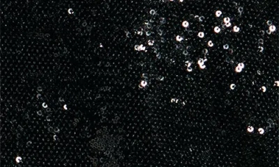 Hugo Boss Boss Ebiba Sequin Long Sleeve Dress In Black