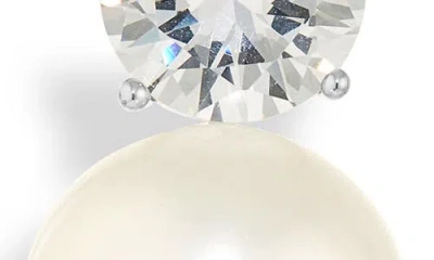 Shashi Large Cleo Stud Earrings In Gray