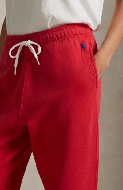 Polo Ralph Lauren Classic Jogging Pants In Red