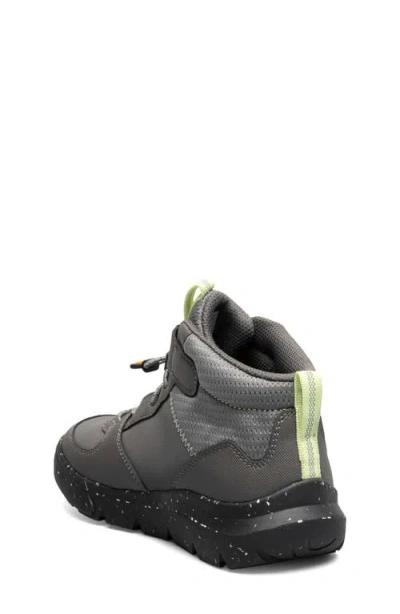 Bogs Kids' Skyline Kicker Water Resistant Low Top Sneaker In Gray