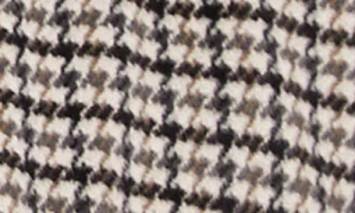 Reiss Grey Liam Houndstooth Wool-blend Houndstooth-check Overshirt In Gray