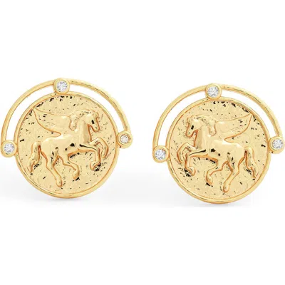 Anabel Aram Jewelry Pegasus Coin In Multi