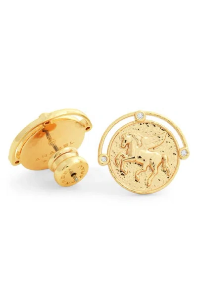 Anabel Aram Jewelry Pegasus Coin In Multi