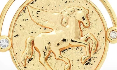 Anabel Aram Jewelry Pegasus Coin In Multi