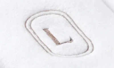 Domani Home Monogram Guest Towel Set In White