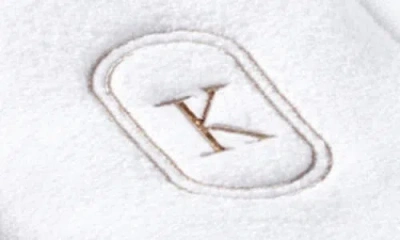 Domani Home Monogram Guest Towel Set In White