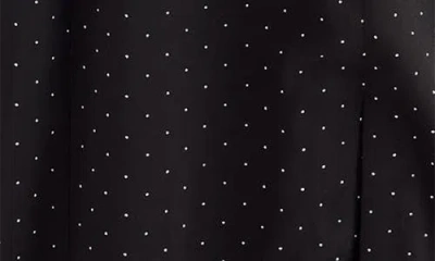 Next Hotfix Diamanté Strapless Midi Dress In Black