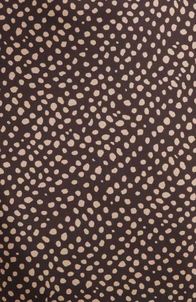 Petal And Pup Petal & Pup Flossy Print Flutter Sleeve Satin Maxi Dress In Silver