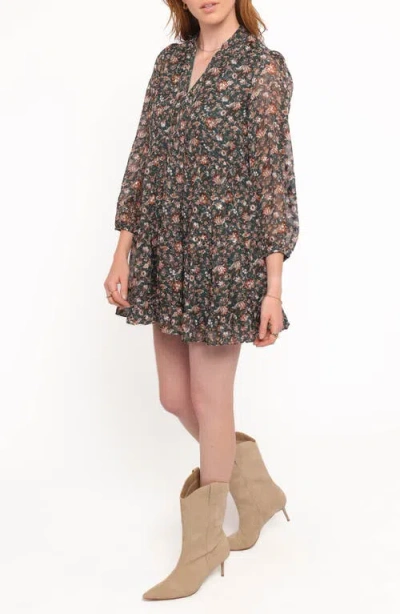 Petal And Pup Petal & Pup Jinny Floral Print Dress In Black