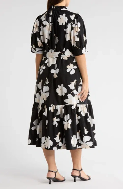 Sugarlips Medina Floral Print Shirtdress In Multi