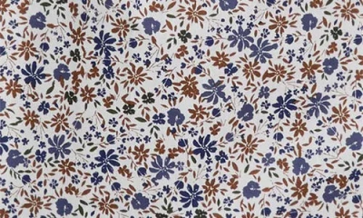 Sugarlips Heath Floral Print Puff Sleeve Shirt In Multi