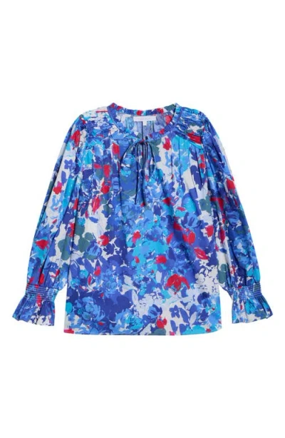 Sugarlips Canvas Floral Print Shirt In Multi