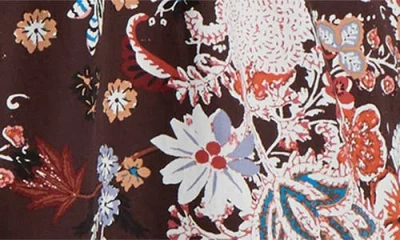 Sugarlips Journee Floral Print Puff Sleeve Maxi Dress In Multi