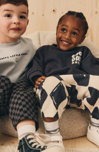 Next Kids' 4-pack Assorted Cool Days Ahead Sweatshirts & Sweatpants Set In Black