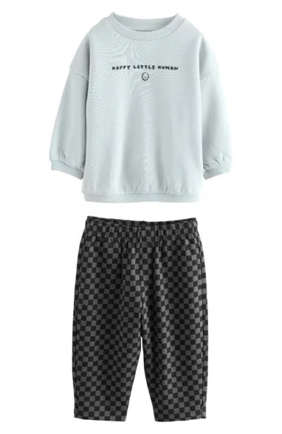 Next Kids' 4-pack Assorted Cool Days Ahead Sweatshirts & Sweatpants Set In Black