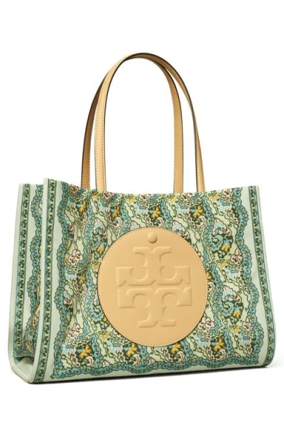 Tory Burch Small Ella Print Tote In Multi
