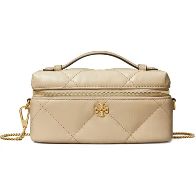 Tory Burch Kira East/west Vanity Case In Neutral