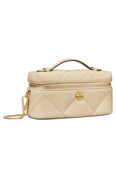 Tory Burch Kira East/west Vanity Case In Neutral