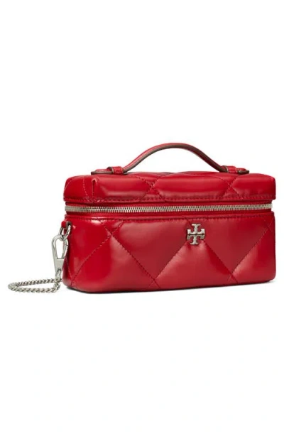 Tory Burch Kira East/west Vanity Case In Red