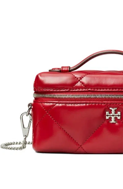 Tory Burch Kira East/west Vanity Case In Red