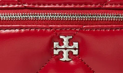 Tory Burch Kira East/west Vanity Case In Red