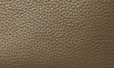 Tory Burch Romy Zip Top Leather Crossbody Bag In Gray