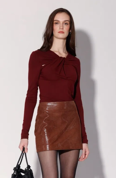 Walter Baker Lana Skirt In Brown