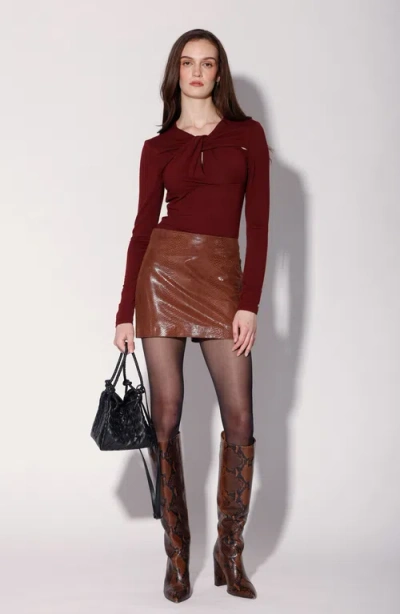 Walter Baker Lana Skirt In Brown