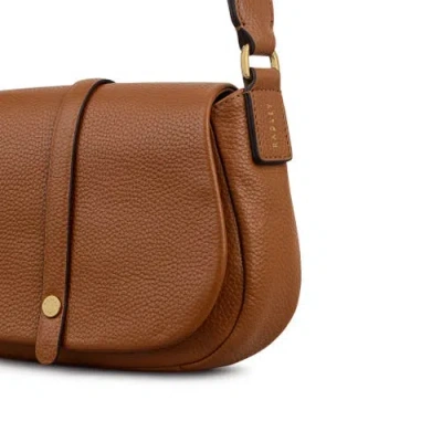 Radley Lulworth Road Mini Flapover Crossbody Bag In Brown