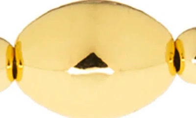 Marlyn Schiff Oversize Bead Stretch Bracelet In Gold