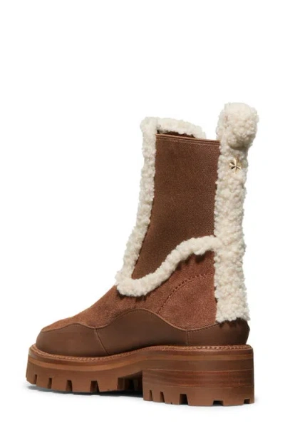 Kate Spade New York London Faux Shearling Trim Chelsea Boot In Multi