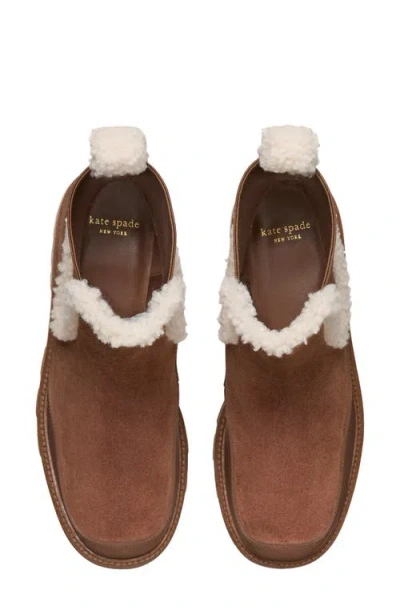 Kate Spade New York London Faux Shearling Trim Chelsea Boot In Multi