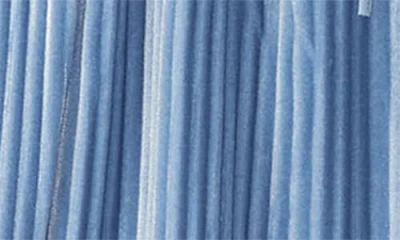 Hatley Kids' Pleated Velour Wide Leg Pants In Blue