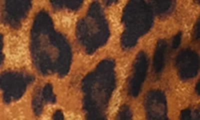 Ralph Lauren Women's Long Sleeves Notch Collar Pajama Set In Animal Print