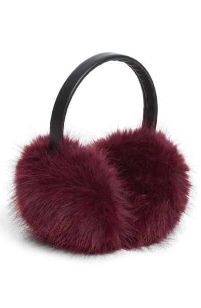 Apparis Esme Faux Fur Earmuffs In Brown