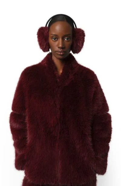 Apparis Esme Faux Fur Earmuffs In Brown