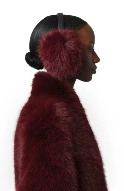 Apparis Esme Faux Fur Earmuffs In Brown