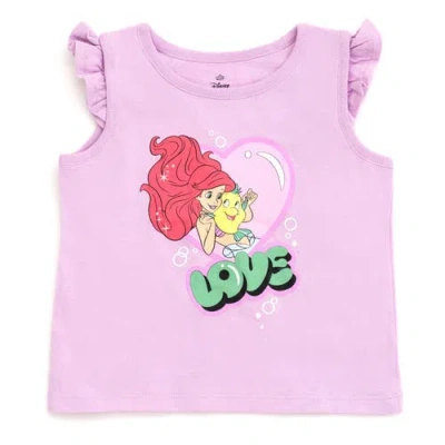 Disney Tank Top & French Terry Shorts Set In Animal Print